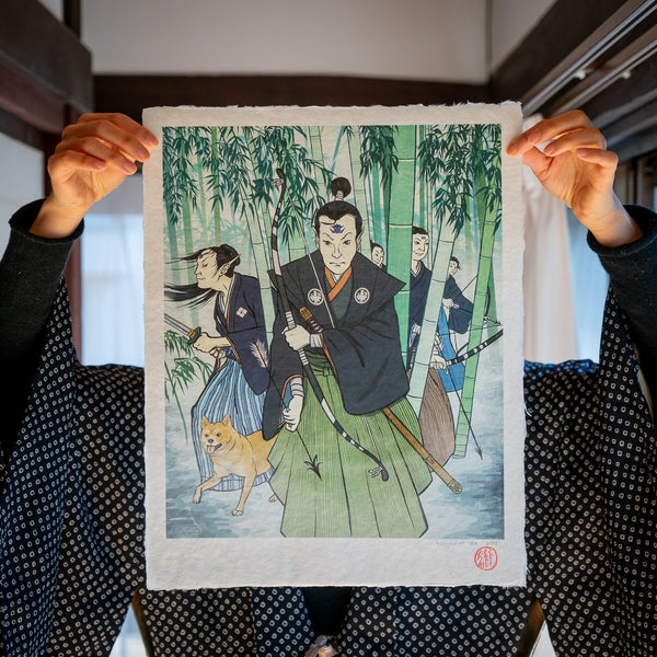 "Llanowar Elves" Washi Paper Limited Edition Print